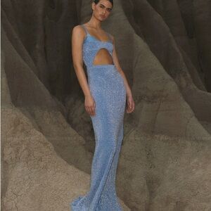 Baobab Atlas Blue Dress Size S